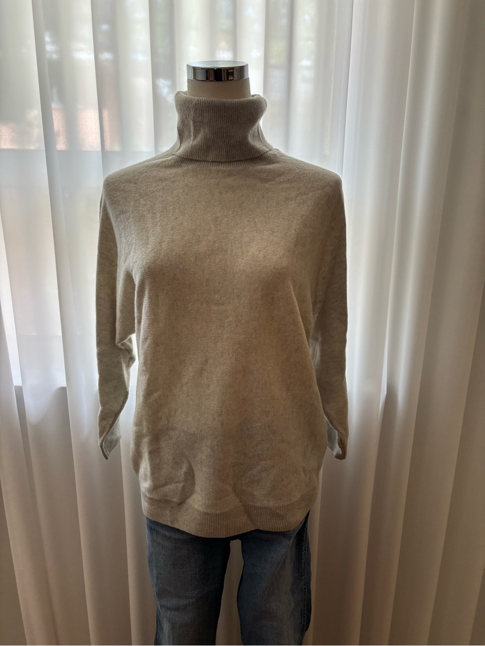 Joe Fresh Women's 100% Cashmere Turtleneck Sweater